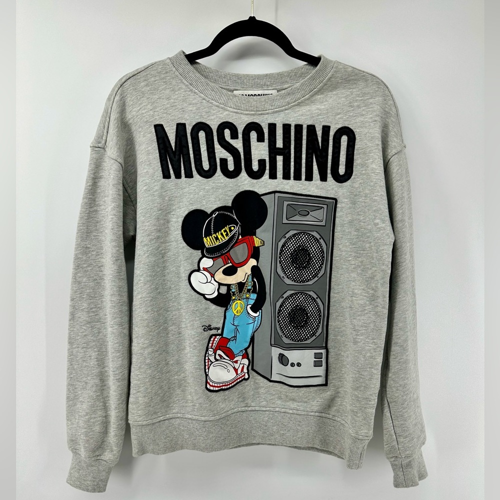 ✨SALE✨ Moschino x H&M Mickey Crewneck Sweatshirt H&MOSCHINO Collaboration